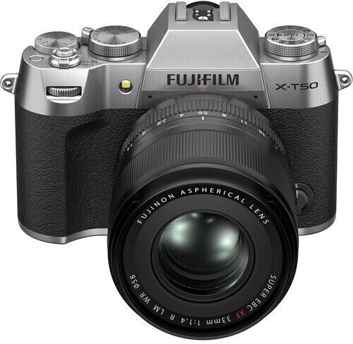 Fujifilm X-T50 Mirrorless Φωτογραφική Μηχανή Body Ασημί