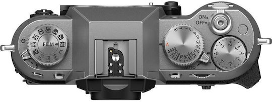 Fujifilm X-T50 Mirrorless Φωτογραφική Μηχανή Body Ασημί