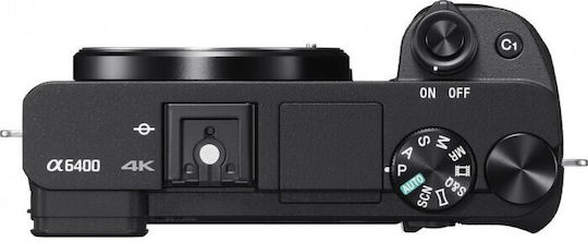 Sony α6400 Mirrorless Φωτογραφική Μηχανή Kit (E PZ 16-50mm F3.5-5.6 OSS II) Μαύρη