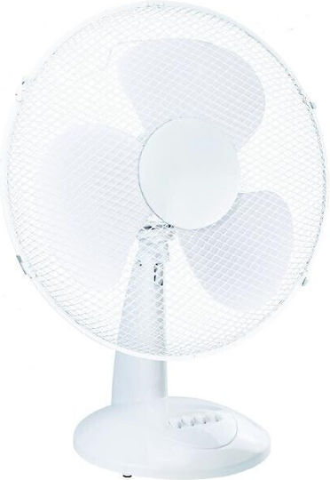 Aca Επιτραπέζιος Ανεμιστήρας 45W Διαμέτρου 40cm Λευκός