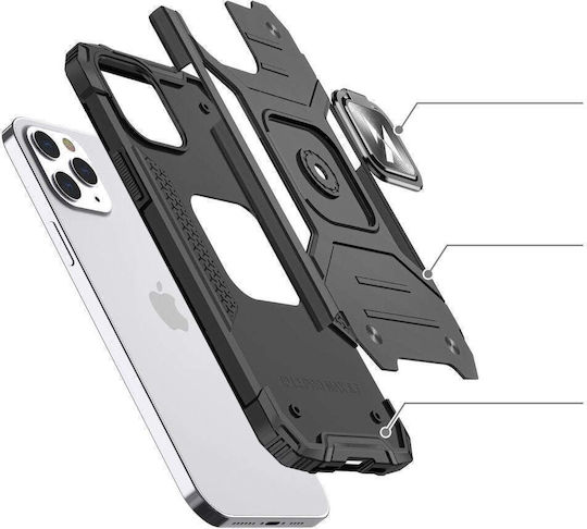 Wozinsky Ring Armor Back Cover Πλαστικό Μπλε (iPhone 12 / 12 Pro)