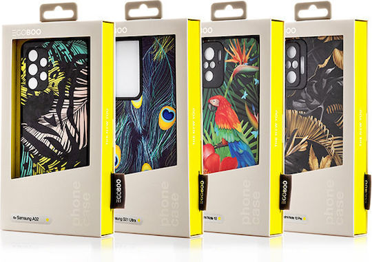 Egoboo Glass Back Cover Σιλικόνης Πολύχρωμο (Redmi Note 10 Pro)