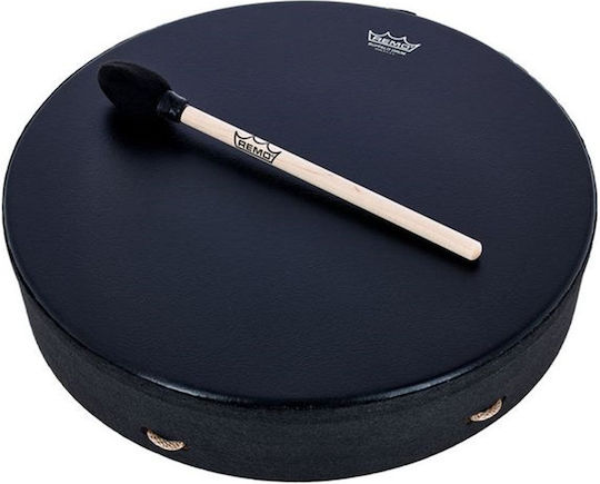 Remo Bahia Buffalo Drum - Black Earth 16"