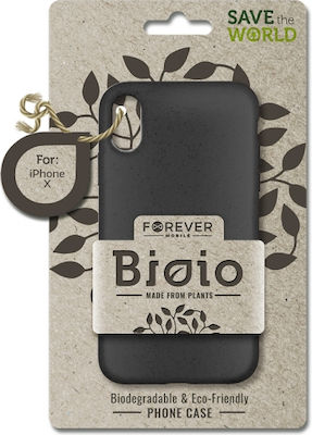 Forever Bioio Silicone Back Cover Black (iPhone 12 mini)