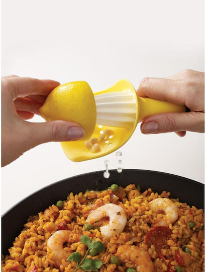Joseph Joseph Catcher Hand Juicer Lemon made of Plastic in Yellow Color