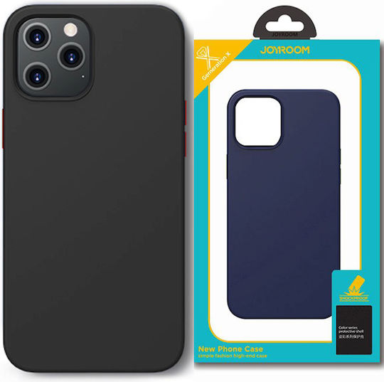 Joyroom Color Back Cover Plastic 1.3mm Negru (iPhone 12 Pro Max)