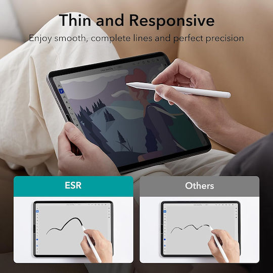 ESR Magnetic 0.33mm Privacy Screen Protector (iPad Pro 12,9) Μαύρο