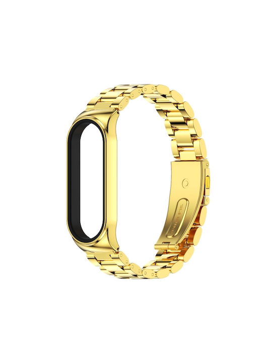 Curea Oțel inoxidabil Aur (Mi Smart Band 5/Mi Smart Band 6)