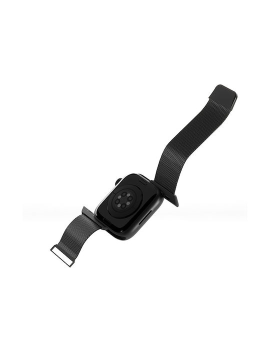 Puro Curea Oțel inoxidabil Negru (Apple Watch 38/40/41/42mm)