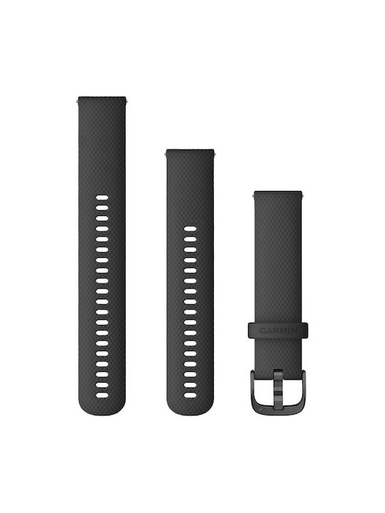 Garmin Quick Release 20mm Curea Silicon Negru (Vivomove HR) 010-12932-11