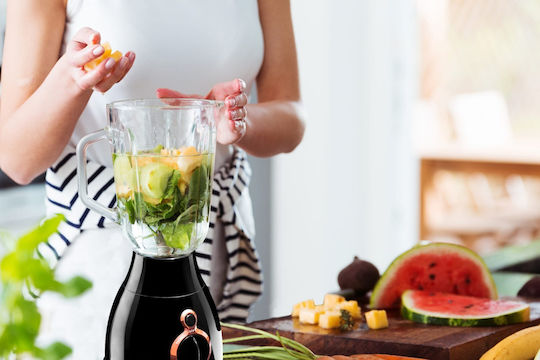 Berlinger Haus Μπλέντερ για Smoothies με Γυάλινη Κανάτα 1.5lt 600W Μαύρο BH-9025
