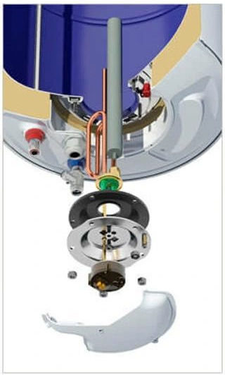 Forte Vertical Glass Water Heater 8lt 1.5kW