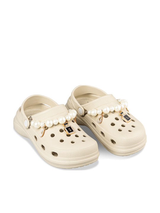 Envie Shoes Γυναικεία Σαμπό Μπεζ