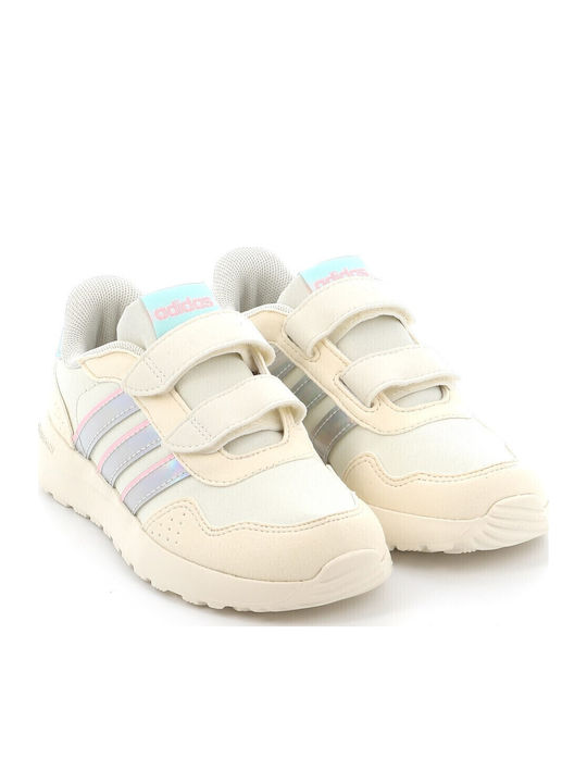 Run 60s Παιδικά Sneakers με Σκρατς Μπεζ
