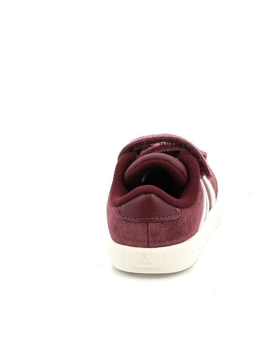 VL Court 3.0 Cf I Adidași Copii Cu Închidere Hoop & Loop Burgundy
