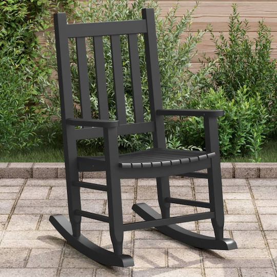 Armchair Black 49x66.5x85.5cm