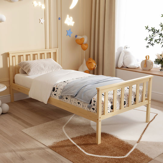 Υπερυψωμένο Μονό για Στρώμα 90x190cm