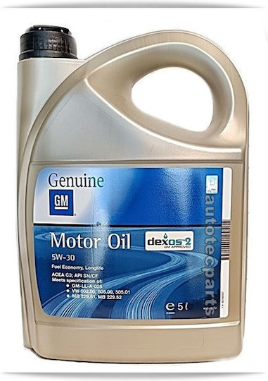 GM Dexos2 Synthetic Car Oil 5W-30 5lt