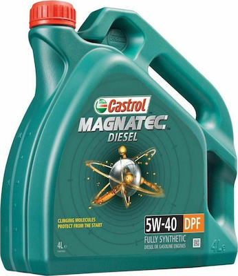 Castrol Magnatec Diesel DPF Car Lubricant 5W-40 C3 4lt for Diesel Engine