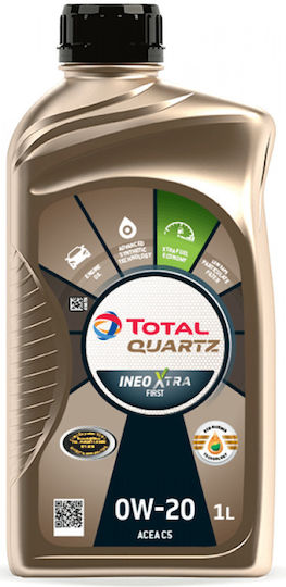 Total Quartz Ineo Xtra First Semi-Synthetic Car Oil 0W-20 1lt