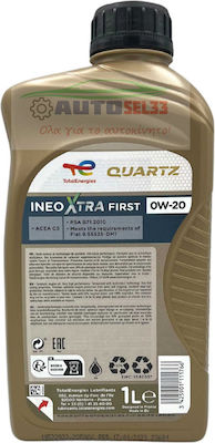 Total Ημισυνθετικό Λάδι Αυτοκινήτου Quartz Ineo Xtra First 0W-20 1lt