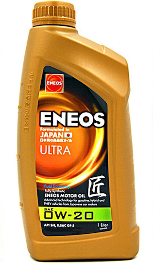 Eneos Premium Ultra Synthetisch,Polyester/Cotton/Leather Autopflegeöl 0W-20 1Es