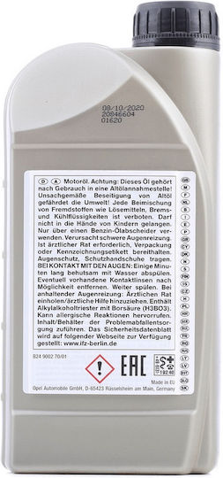 Opel Synthetisch,Polyester/Cotton/Leather Autopflegeöl 5W-30 1Es