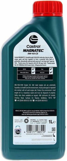 Castrol Magnatec Συνθετικό Λάδι Αυτοκινήτου 5W-40 1lt