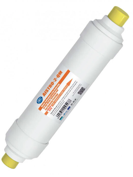 Aqua Filter Ανταλλακτικό Φίλτρο Νερού Κάτω Πάγκου από Ενεργό Άνθρακα 12" Excito-B-CLR-CRT 4τμχ