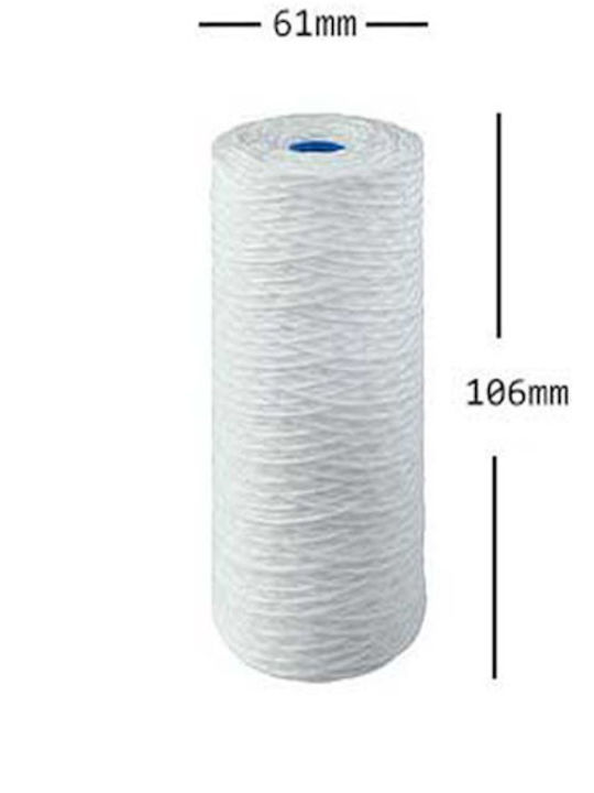 Atlas Filtri Water Filter Replacement Central Water Filtration System made of Polypropylene 4" FA 4 SX 1 μm