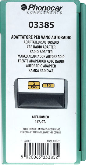 Phonocar Πρόσοψη 2 Din για Alfa Romeo 147 / GT 2007