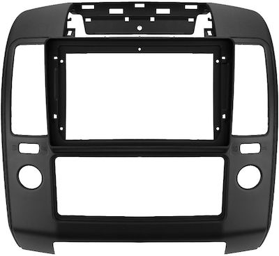 DIN Fascia Panels 2 Din Compatible with Screen 9" for Nissan Navara D40 (2006-2011)