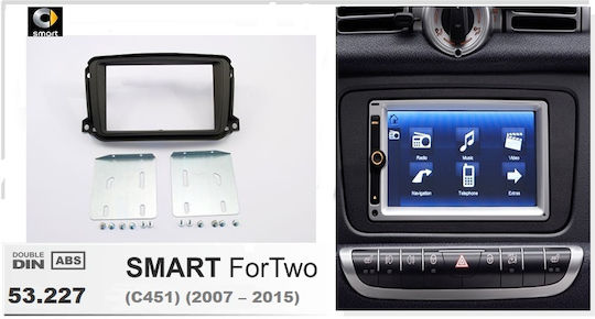 Πρόσοψη 2 Din για Smart ForTwo 2010 451