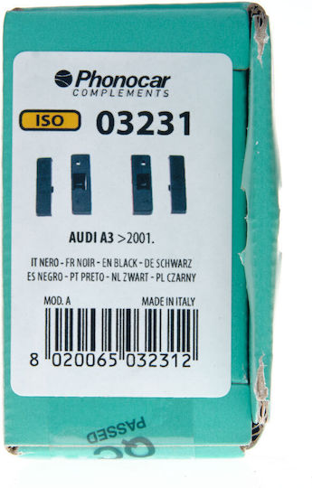Phonocar Πρόσοψη 1 Din / 2 Din για Audi A3 1996-2001