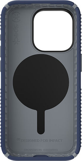 Speck Presidio2 Grip Back Cover Plastic Albastru (iPhone 15 Pro)
