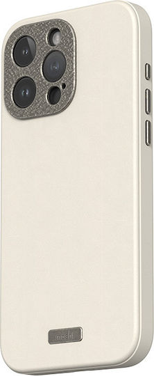 Moshi Napa Портмоне Кожа Сив (iPhone 15 Pro Max)