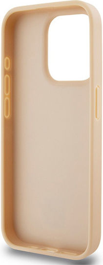 Dkny Pu Leather Checkered Pattern Stripe Case Iphone 15 Pro Max Pink