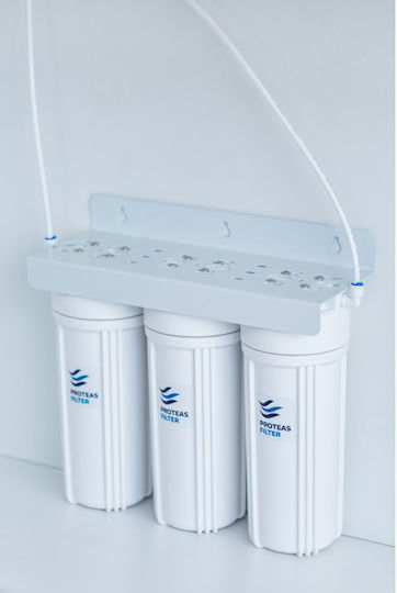 Proteas Filter Wasserfiltrationssystem Unter der Spüle Durchmesser 1/4'' mit Ersatzfilter EW-013-0300 Proteas Filter Wasserfiltrationssystem Unter der Spüle Durchmesser 1/4'' mit Ersatzfilter EW-013-0300