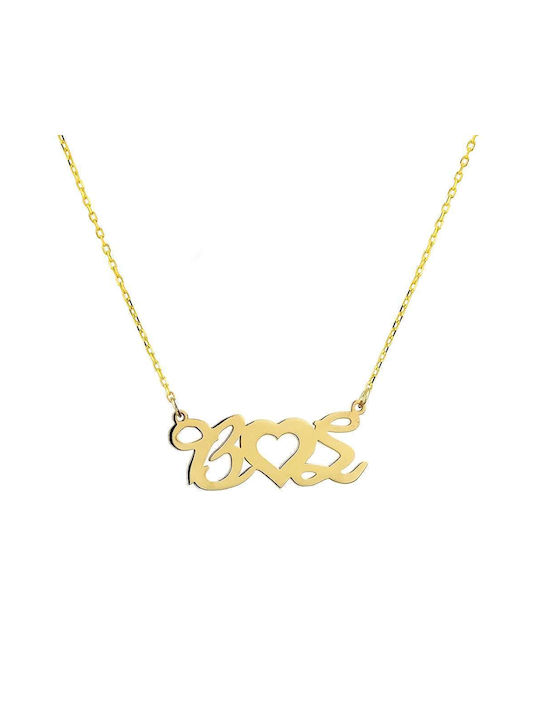 Goldsmith Necklace Monogram from Silver