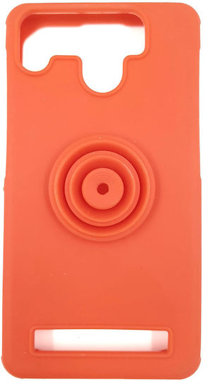 Ancus Silicon Back Cover έως 5.3" Ροζ
