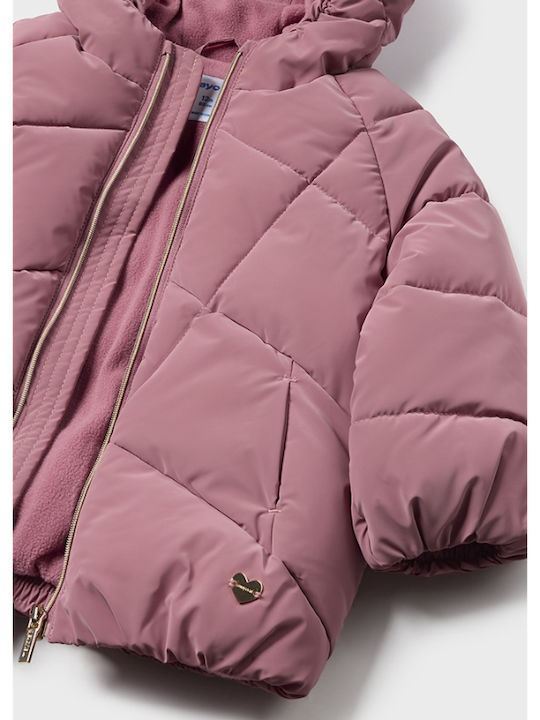 Kids' Casual Jacket with Hood Pink