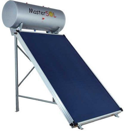 MasterSOL Eco Слънчев бойлер 100лт Стъкло Двойно действие 1.5кв.м. Изборен