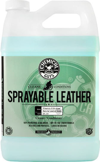Chemical Guys Sprayable Leather Cleaner Υγρό Καθαρισμού για Δερμάτινα Μέρη Αυτοκινήτου 3.784lt