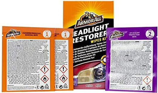 Armor All Pads Restoration of Car Headlights 3pcs