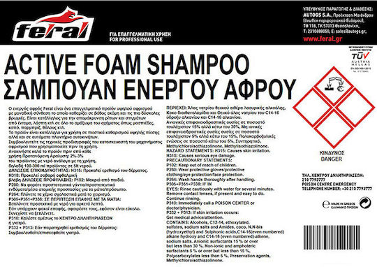 Feral Autoshampoo mit Aktivschaum With Wax 10lt