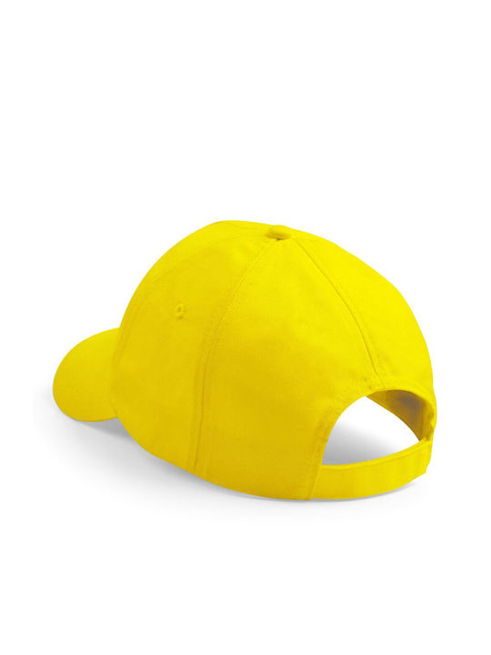 Koupakoupa Παιδικό Καπέλο Jockey Υφασμάτινο Pacman Waka Waka Waka Κίτρινο