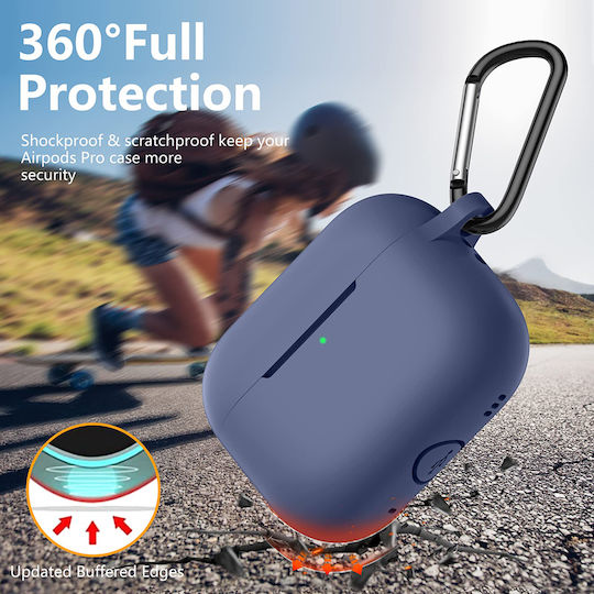 Techsuit Калъф в Тъмносин цвят за Apple AirPods Pro