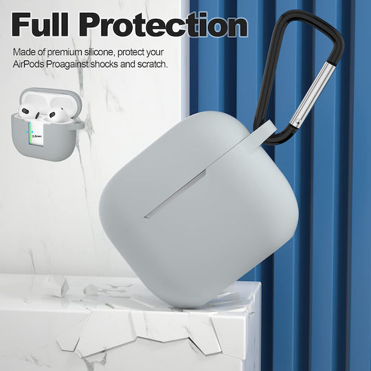 Techsuit Калъф в Сив цвят за Apple AirPods 3