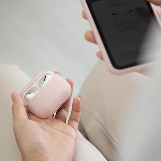 Uniq Θήκη Σιλικόνης σε Μπεζ χρώμα για Apple AirPods Pro