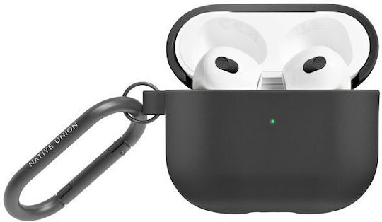 Native Union Roam Hülle Silikon in Schwarz Farbe für Apple AirPods 1 / AirPods 2